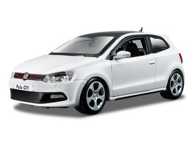 Bburago Volkswagen Polo GTI V 1:32 bílá