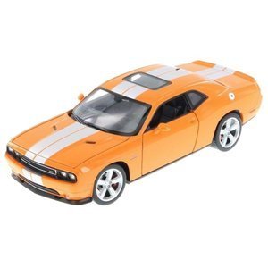 Model auta Welly Dodge Challanger (oranžová) 1:24