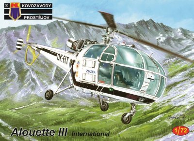 Plastikový model vrtulníku KPM0151 Aerospatiale Alouette III 'International' 1:72