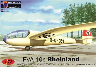 Plastikový model letadla KPM0153 FVA-10b Rheinland 'German service' 1:72