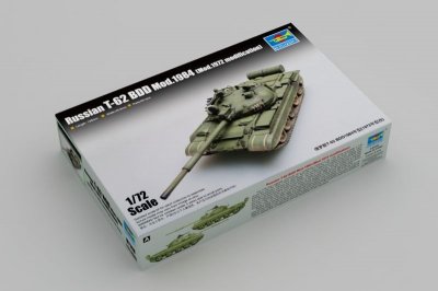 Plastikový model tanku Trumpeter 07148 Russian T-62 BDD Mod.1984 (Mod.1972 modification) 1:72