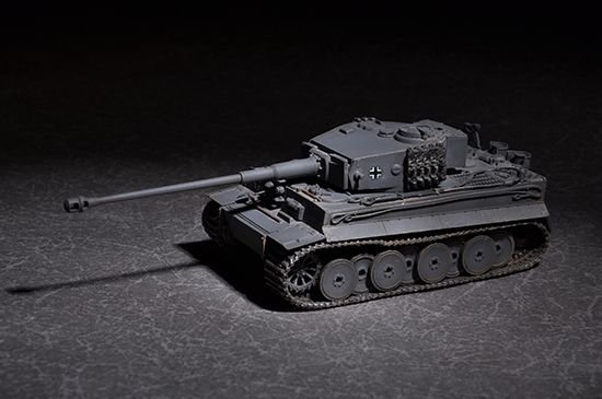 Plastikový model tanku Trumpeter 07164 German Tiger with 88mm kwk L/71 1:72 | pkmodelar.cz