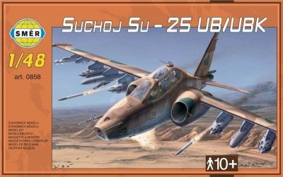 Plastikový model letadla Směr 0858 Suchoj Su-25 UB/UBK 1:48