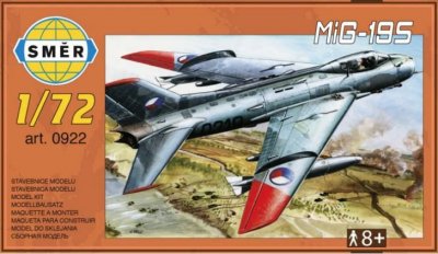 Plastikový model letadla Směr 0922 MiG-19S 1:72