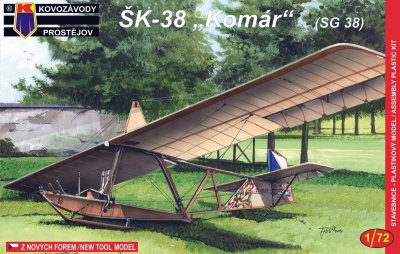 Plastikový model letadla KPM0025 ŠK-38 "Komár" 1:72