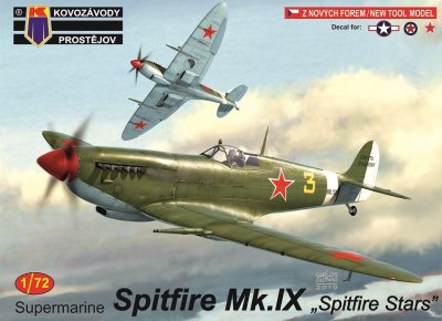 Plastikový model letadla KPM0167 Supermarine Spitfire Mk.IX 'Spitfire Stars' 1:72
