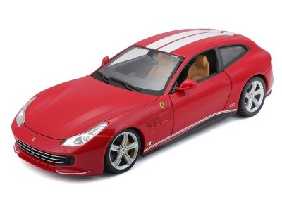 Bburago Ferrari GTC4 1:24 Lusso červená | pkmodelar.cz