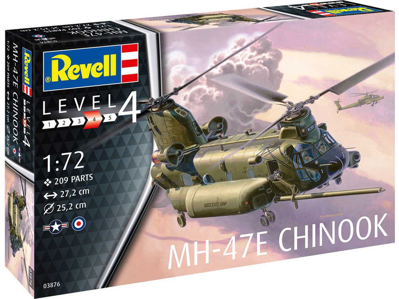 Revell Boeing MH-47 Chinook (1:72) (sada) | pkmodelar.cz