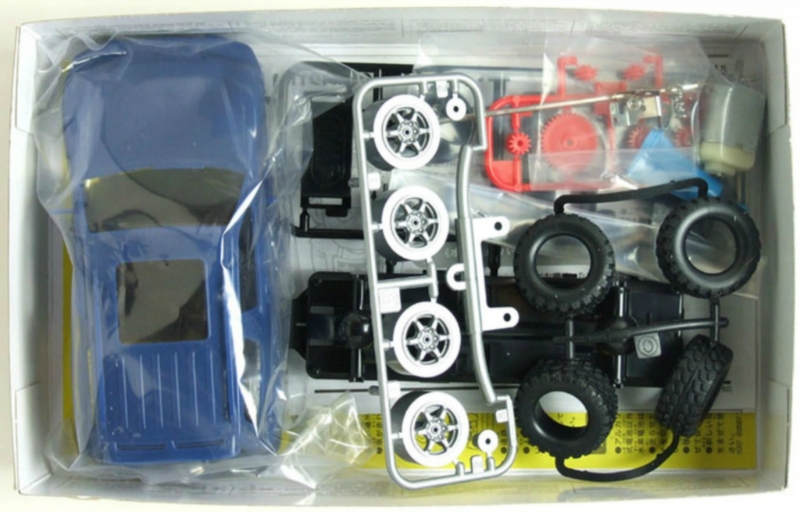 Plastikový model auta Tamiya 19023 Easy kit Mitsubishi Pajero V6 3500 1:32 | pkmodelar.cz