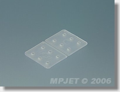 MPJ2515 Ohybací závěs 16x28 mm 12ks | pkmodelar.cz