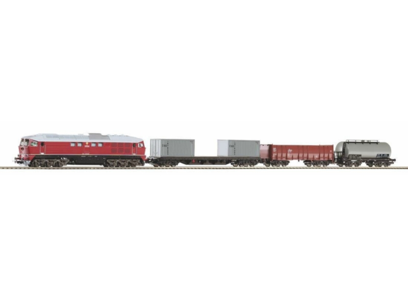 PIKO 97935 H0 Analogový set - vlak s lokomotivou T679 ČSD s kolejemi s podložím | pkmodelar.cz