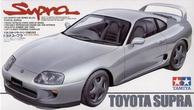 Plastikový model auta Tamiya 24123 Toyota Supra 1:24 | pkmodelar.cz