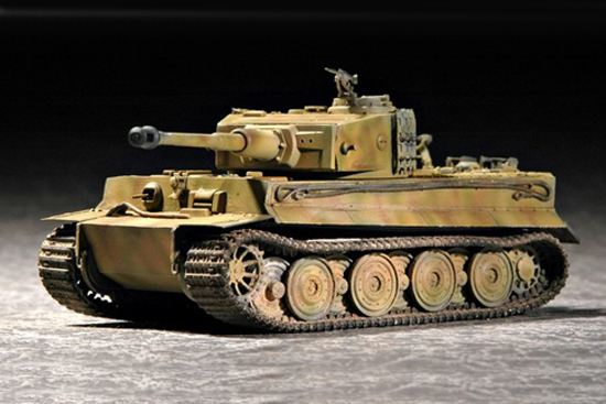 Plastikový model tanku Trumpeter 07244 Pz.Kpfw VI "Tiger" I (Late production version) 1:72 | pkmodelar.cz