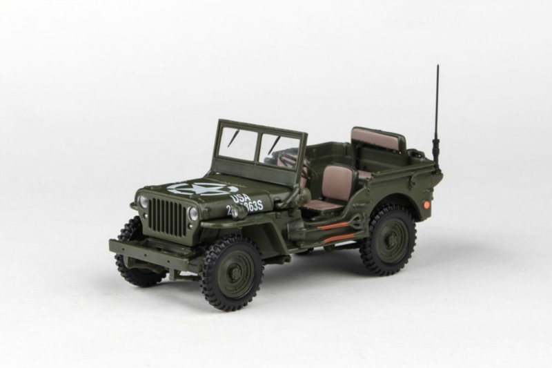 Cararama 1:43 - 1/4 Ton Military Vehicle - US Version 1 | pkmodelar.cz
