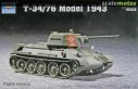 Plastikový model tanku Trumpeter 07208 T34/76 1943 1:72