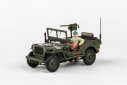 Cararama 1:43 - 1/4 Ton Military Vehicle With Gun - US Version 2