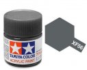 Akrylová barva Tamiya XF-56 Flat Metallic Grey 23ml