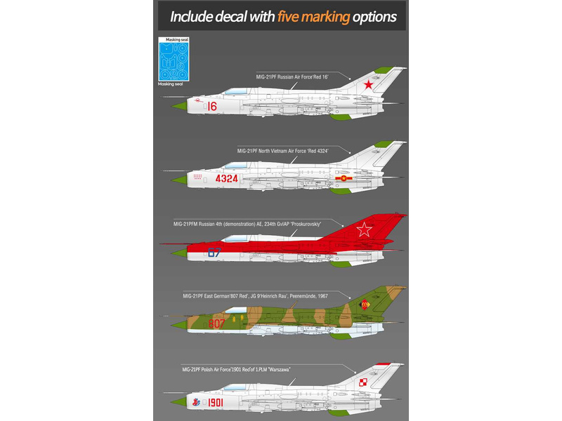 Academy MiG-21PF Fishbed-D (1:48) | pkmodelar.cz