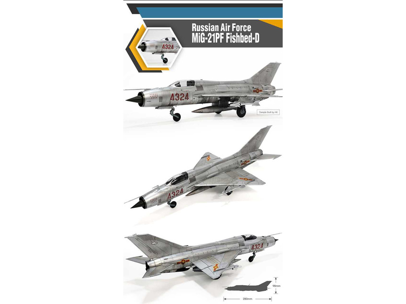 Academy MiG-21PF Fishbed-D (1:48) | pkmodelar.cz