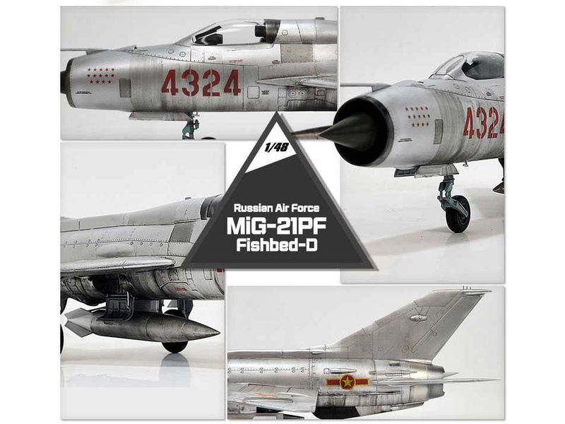 Academy MiG-21PF Fishbed-D (1:48) | pkmodelar.cz