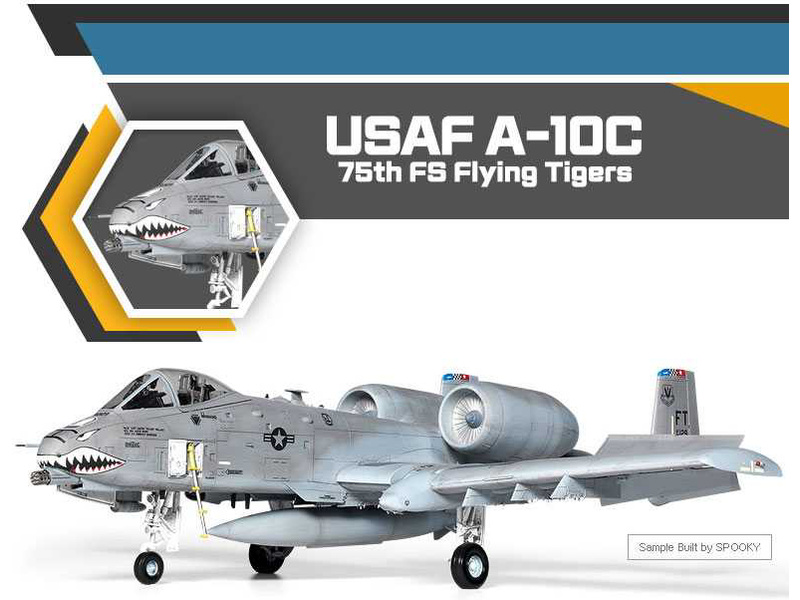 Academy 12348 USAF A-10C "75th FS Flying Tigers"1/48 | pkmodelar.cz