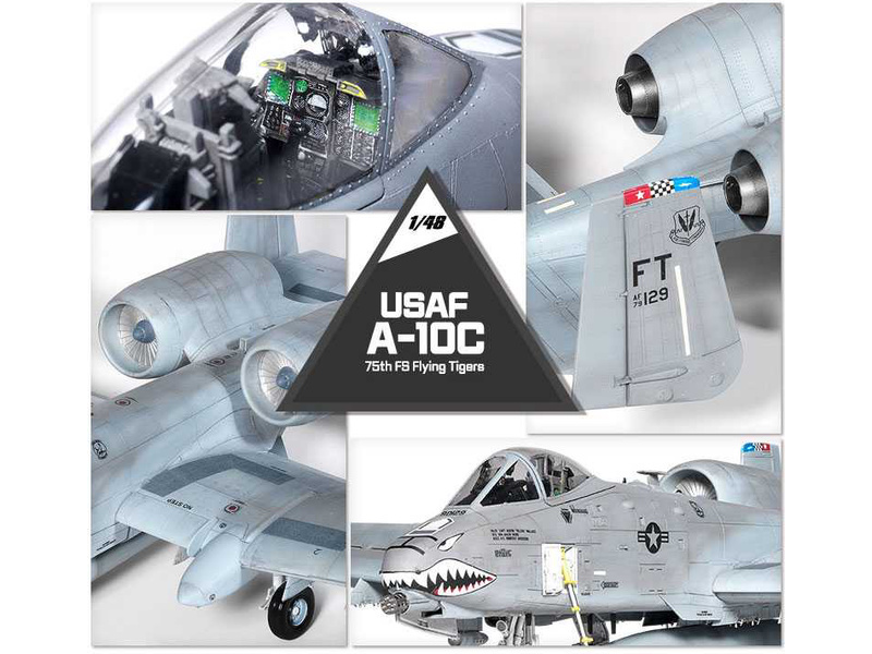 Academy 12348 USAF A-10C "75th FS Flying Tigers"1/48 | pkmodelar.cz