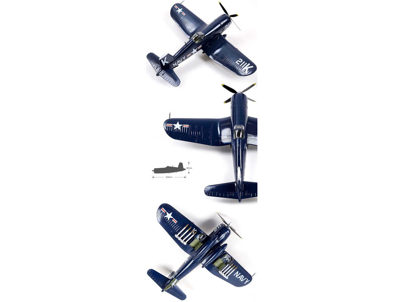 Academy Vought F4U-4 "Battle of Jangjin Reservoir" (1:48) | pkmodelar.cz