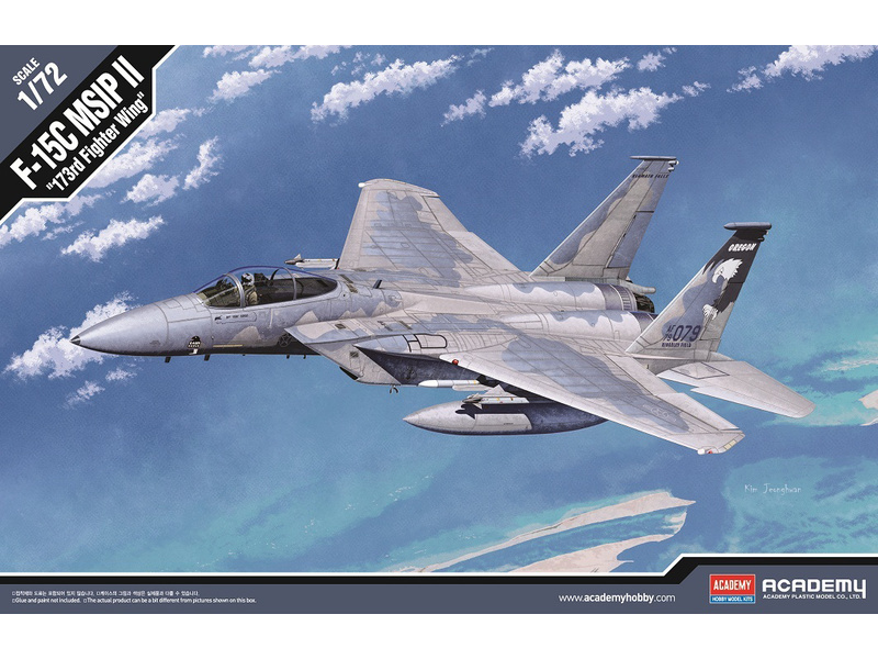 Plastikový model letadla Academy 12506 F-15C MSIP II [173rd Fighter Wing] 1:72 | pkmodelar.cz