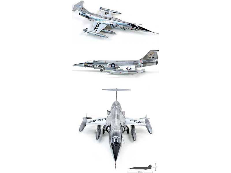 Academy Lockheed F-104C USAF Vietnam War (1:72) | pkmodelar.cz