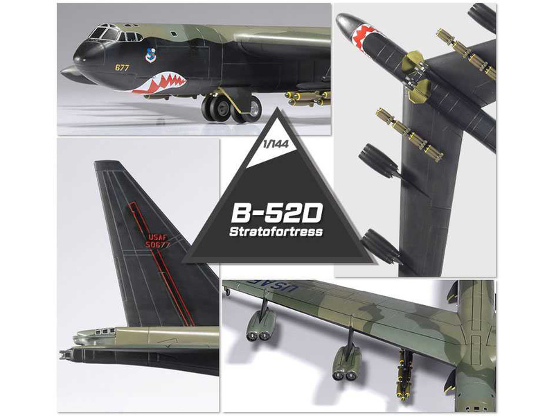 Academy Boeing B-52D Stratofortress (1:144) | pkmodelar.cz