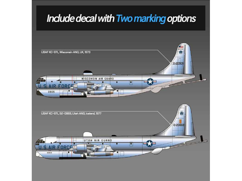 Academy KC-97L Stratofreighter USAF (1:144) | pkmodelar.cz