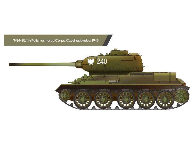 Academy T-34-85 (1:72) | pkmodelar.cz