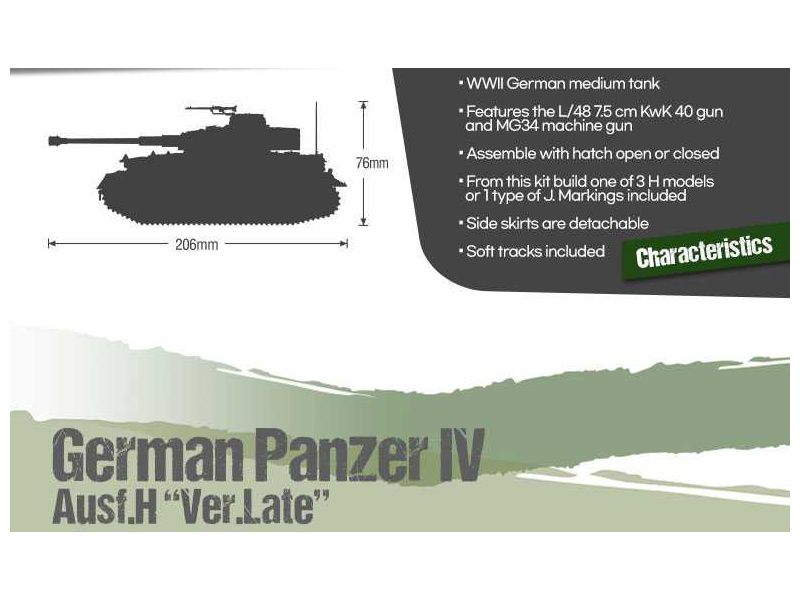 Academy Panzer IV Ausf.H Ver.Late (1:35) | pkmodelar.cz