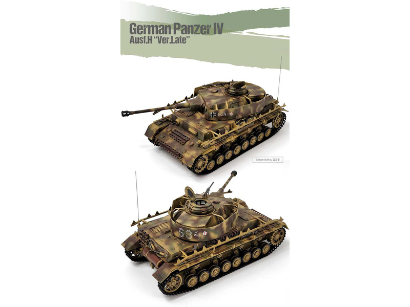 Academy 13528 Německý střední tank  Panzer IV Ausf.H Ver.Late (1:35) | pkmodelar.cz