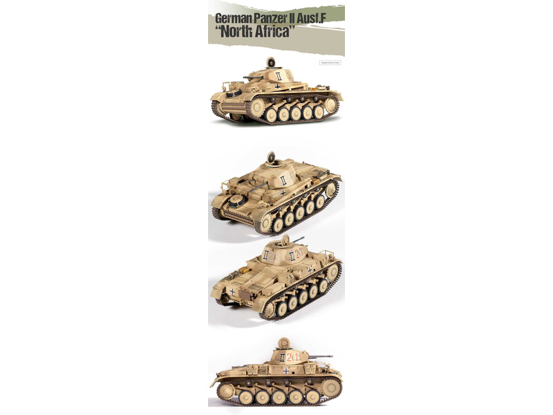 Academy 13535 model tanku  Panzer II Ausf.F North Africa (1:35) | pkmodelar.cz