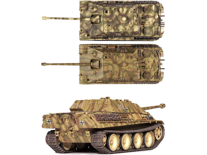 Academy13539 německý stíhač tanků Sd.kfz.173 Jagdpanther Ausf.G1 (1:35) | pkmodelar.cz