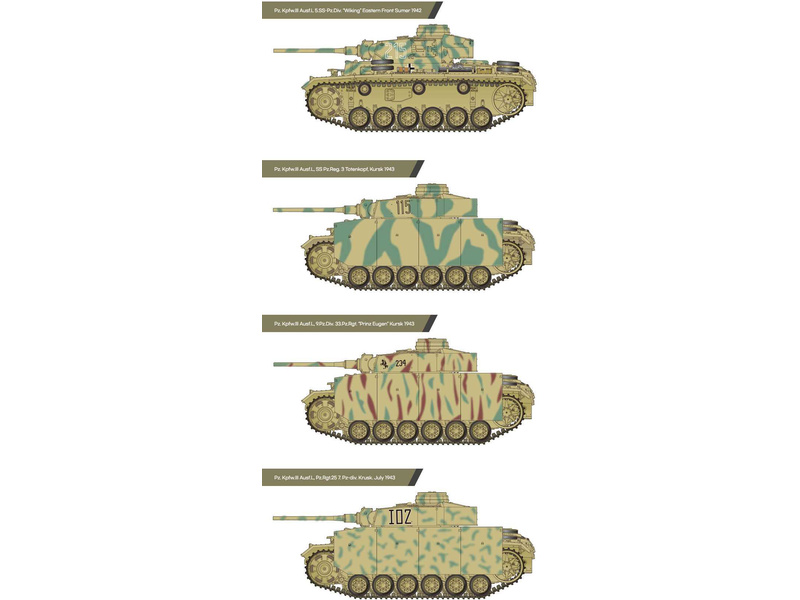 Plastikový model   na slepení Academy 13545 Panzer III Ausf.L Battle of Kursk 1:35) | pkmodelar.cz