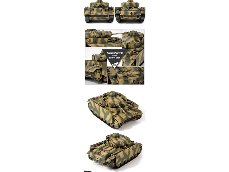 Plastikový model   na slepení Academy 13545 Panzer III Ausf.L Battle of Kursk 1:35) | pkmodelar.cz