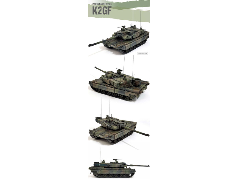 Academy K2GF Polish Land Forces (1:35) | pkmodelar.cz