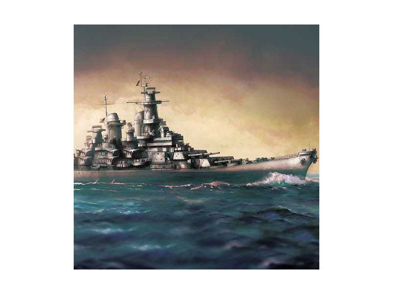 Plastikový model lodě Academy 14222 USS Missouri BB-63 MCP (1:700)