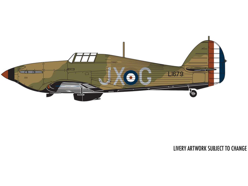 Plastikový model letadla Airfix A01010A Hawker Hurricane Mk.I (1:72) | pkmodelar.cz