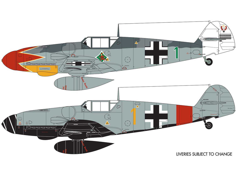 Plastikový model letadla Airfix A02029A Messerschmitt Bf-109G-6 (1:72) | pkmodelar.cz