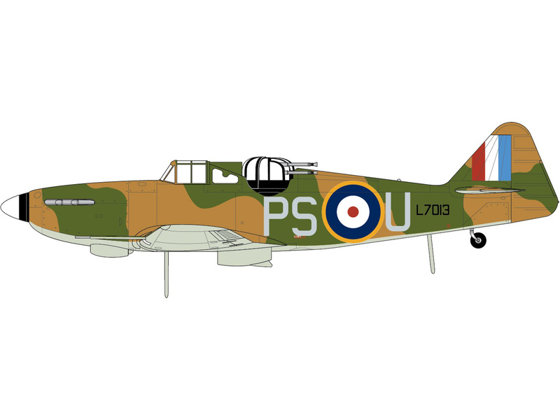 Plastikový model letadla Airfix A02069 Boulton Paul Defiant Mk.I (1:72) | pkmodelar.cz