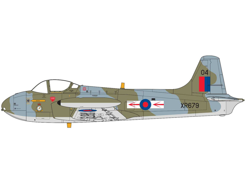 Plastikový model letadla Airfix A02107 Hunting Percival Jet Provost T.4 (1:72) | pkmodelar.cz