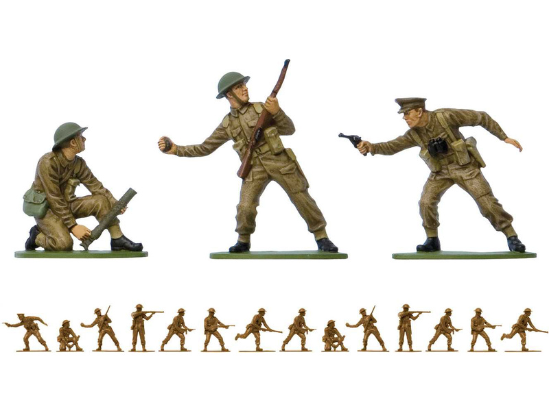 Airfix figurky - WWII British Infantry (1:32) (Vintage) | pkmodelar.cz