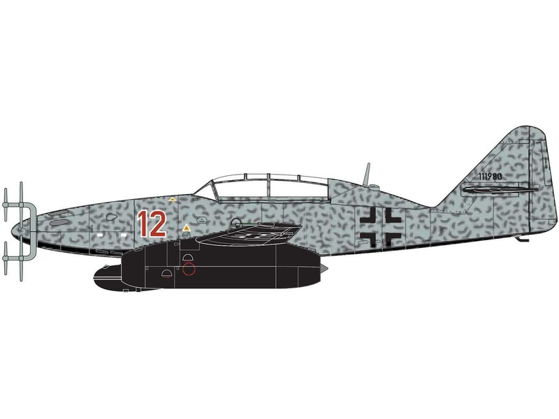 Plastikový model letadla Airfix A04062 Messerschmitt Me262B-1a/U1 (1:72) | pkmodelar.cz