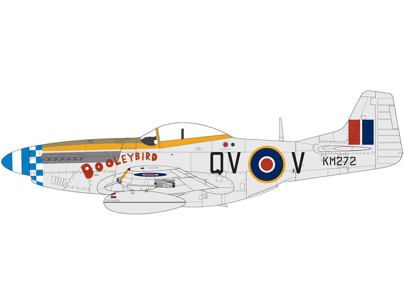 Plastikový model letadla Airfix A05137 North American Mustang Mk.IV / P-51K Mustang (1:48) | pkmodelar.cz