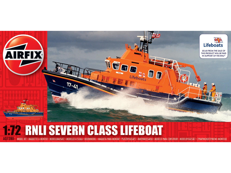 Plastikový model lodě Airfix A07280 RNLI Severn Class Lifeboat (1:72) | pkmodelar.cz