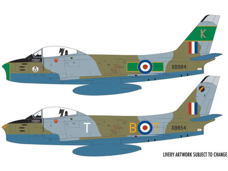 Plastikový model letadla Airfix A08109 Canadair Sabre F.4 (1:48) | pkmodelar.cz