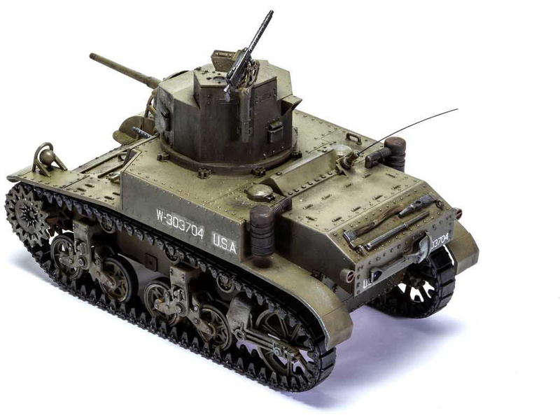 Plastikový model tanku Airfix A1358 British M3 Stuart Honey (1:35) | pkmodelar.cz